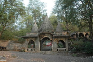 The famous band Beatles spent several days at this Ashwarm in 1968, today the meditation camp has been acquired by the Indian government and the memories of the Beatles lives on only with wild elephants, tigers, monkeys and public art as the camp is now in ruins with nature reclaiming it as it stands on the banks of the River Ganga. The Beatles were an English rock band that formed in Liverpool in 1960. With members John Lennon, Paul McCartney, George Harrison and Ringo Starr, they became widely (Photo by Pallava Bagla/Corbis via Getty Images)