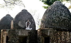 RISHIKESH, INDIA-MARCH 29: The meditation cellars in the ashram where the Beatles stayed in 1968 on march 29,2017 in Rishikesh, India. (photo by Virginie Clavieres/Paris Match via Getty Images)