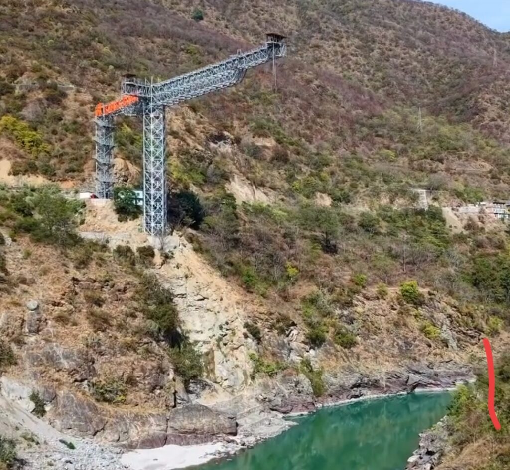 india's Highest Bungee 219 meter