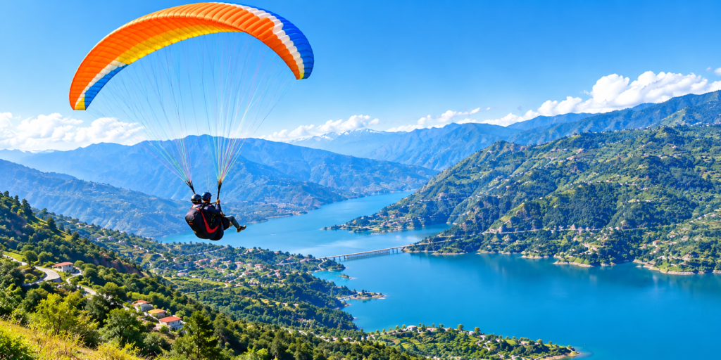 paragliding in new tehri