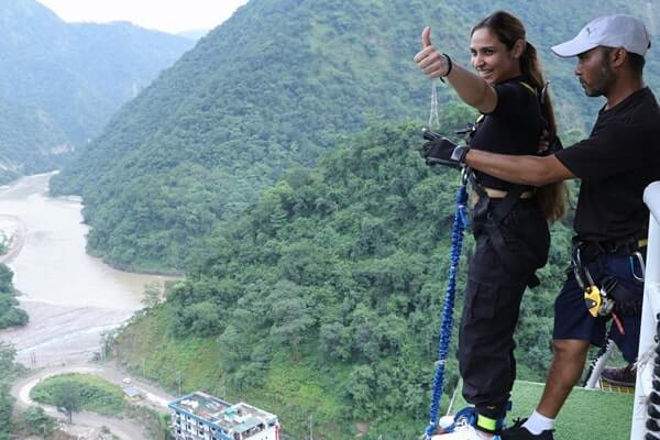 55 meter bungee jumping in rishikesh