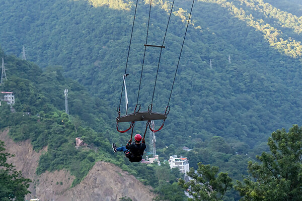 40m Height Giant Swing in rishikesh