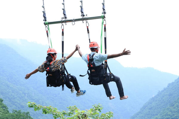 60m height giant swing in rishikesh