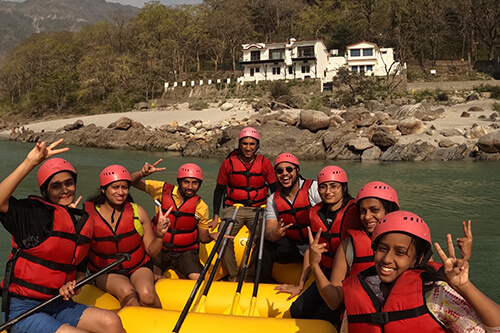 9 km rafting in rishikesh